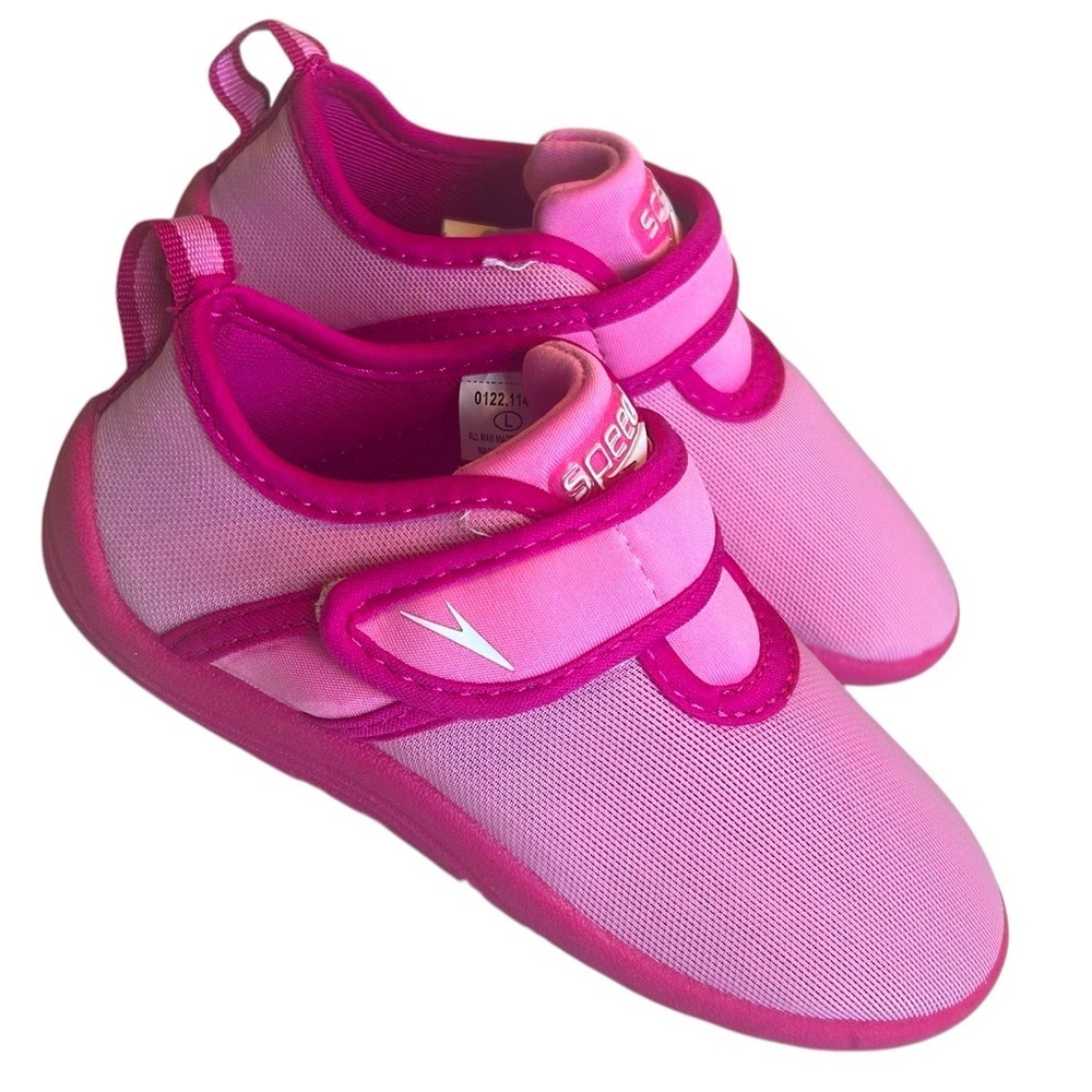 Speedo Surfwalker Pink Water Shoes, Kids Size L (9-10)